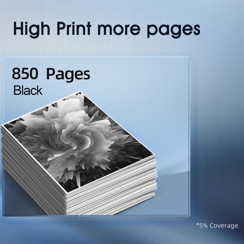 67 Black Ink Cartridges Replacement for HP 67 67 XL