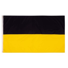 PHENO FLAGS Baden-Württemberg Flag - Federal State Flag with Brass Eyelets - 90 x 150 cm - Weatherproof Flags for Flagpole - 100% Polyester