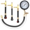Hromee Fuel Pressure Test Kit 0-100PSI with 9.49,7.89,6.30 Fuel Line