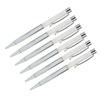 6Pcs Ball Point Pen Crystal Stone Replaceable Refill Elegant Multi