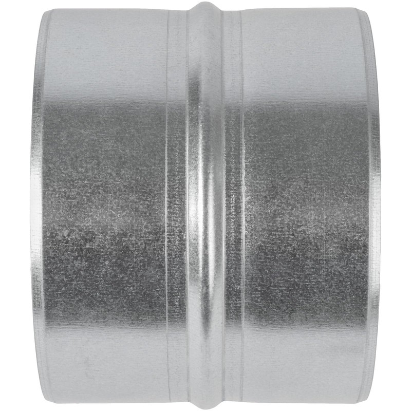 5'' Inch Galvanised Steel - Metal Duct Connector, Straight Pipe