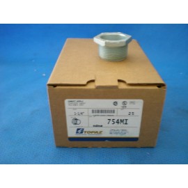 Topaz  1 1/4" Conduit Nipple Insulated Throat Malleable Iron Box of 25