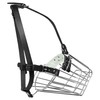Dog Chrome Metal Muzzles Wire Basket Adjustable Leather Straps German