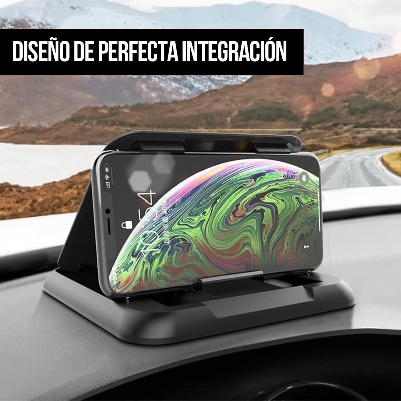 Ecoshopmaster Soporte De Telefono para Coche Alta Calidad Universal Tablero