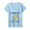 Womens Sorrento Lemon V-Neck T-Shirt