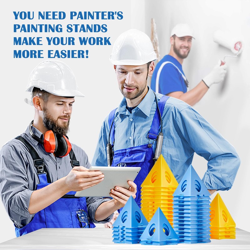 40pcs Painters Pyramids Stands, Paint Triangle Stands, Painting Pyramid for
