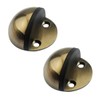 Floor Door Stoppers, 2 PCS Oval Half Moon Door Stops