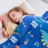 HOSUKKO HOSUKKO Weighted Blanket - 5 lbs Blue Dinosaur Washable