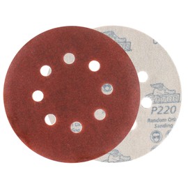 Gator 8-Hole Hook & Loop Sanding Discs, 220 Grit, Commerical Pack