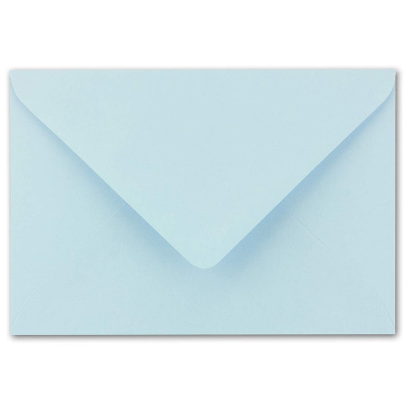 NEUSER PAPIER 75x envelopes in baby blue 80 g/m² envelopes