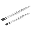 FOMIYES 4sets Stamp Collector Tweezers Stainless Steel Tweezers Set Multi-function