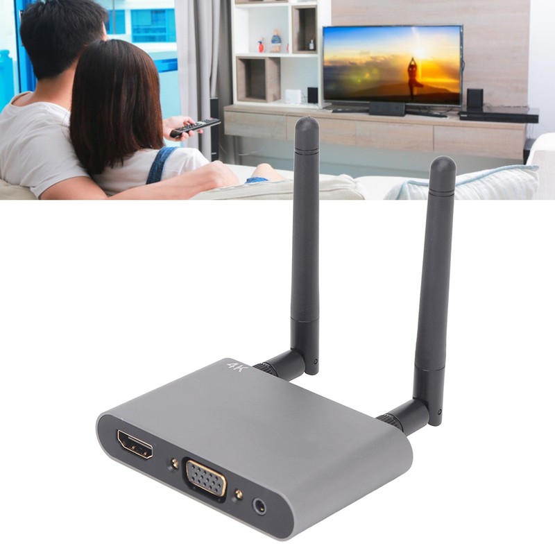 Wireless Display Adapter 4K Support 2.4GHz 5GHz WiFi VGA HD