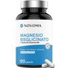 NOVOMA Magnesio Completo, Magnesio Bisglicinato Con Taurina e Vitamina B6,