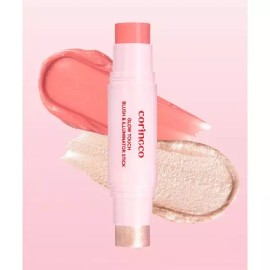CORINGCO 글로우 터치 블러쉬 앤 일루미네이터 스틱 (2종택1) 2025202 CORINGCO Glow Touch Blush and Illuminator Stick (Choose 1 of 2) 2025202 [01 Rosie Pink]
