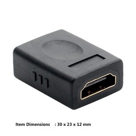 YEDJFFIYO 3PCS HDMI Coupler, 2.0 Female to Female Adapter, HDMI Connector, Support 8K/4K@60Hz UHD, Ideal Support for Laptop, HDTV, PC, Monitor, Cinema