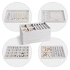 ProCase Stackable Jewelry Organizer Trays for Drawers, Jewelry Drawer Inserts