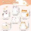 JSRQT 6 Pack 180 Sheets Cat Themed Sticky Notes, Small
