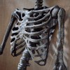 Home Accents Holiday 5 ft. LED Pose-N-Stay Ash Skeleton