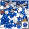 144pc Acrylic Aluminum foil Flat Back Flower Rhinestones 10mm Light