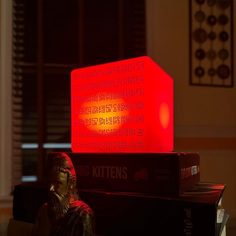 Glowing Poneglyph Anime Room Decor, One Piece Collectible Object, Straw