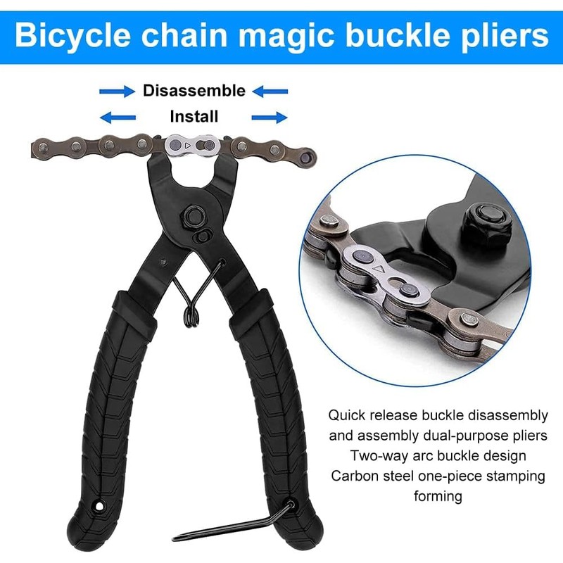 Chain link tool, bicycle chain gauge, chain pliers, bicycle link