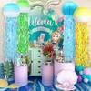 6 Packs Jellyfish Paper Lanterns Hanging Mermaid Wishes Lantern Gradient