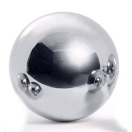 VXB Christmas Tree Decoration 80mm Stainless Steel Mirror Shiny Ball
