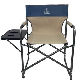Venture Forward Director's Chair - Heavy-Duty Folding Camping Chair, Perfect for Outdoor Events and Lounging