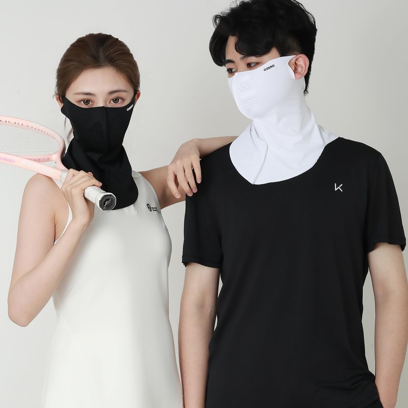 OZERO OJP-114 Women's Face Cover, UV Protection, UPF50+, 3D Structure,