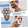 Electric Shaver Razor with Multiple Replaceable Heads Portable Bald Head