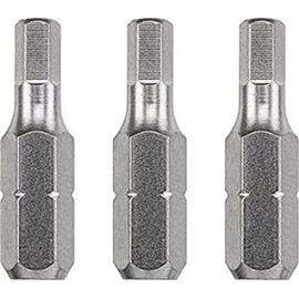 kwb 3 Bits 25 mm Hex Industrial Steel 121405 (TQ 60 Steel, ISO 1173, Drive C 6.3), Ndustrial mm, Hexagonal 5.0 mm