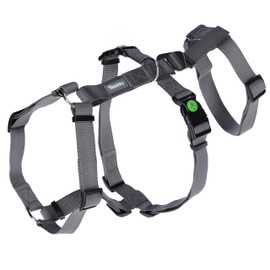 Kerbl 80040 Miami Panic Harness, Escape Proof, Grey, 38-52 cm