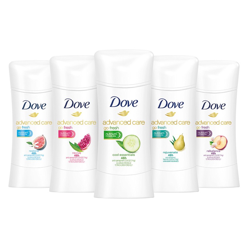 Dove Advanced Care Antiperspirant Deodorant, Cool Essentials, 2.6 oz