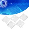 5Pcs Aluminium Extrusion Profile Joining Boards 4‑Hole Vertical Connecting Plates