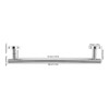 Yetaha Pack of 2 Towel Rail, Bathroom Towel Rail, Wall