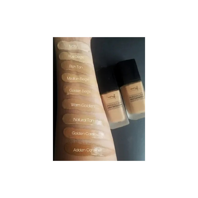Maquillaje Base Hd Marifer Cosmetics Tono Natural tan