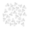 X10 earrings plastic rubber plug stud stoppers findings post back
