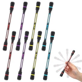 CATOR 8 Sticks Spinning Pen, Rolling Finger Rotation Pens, Professional Competition Uses Balance Improves Spinning Pen Non-Slip Pen for Student Entertainment Office Supplies