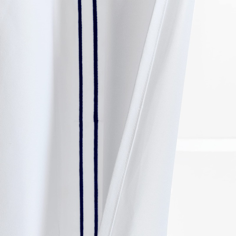 Lush Decor Hotel Collection Shower Curtain, 72" x 72", White