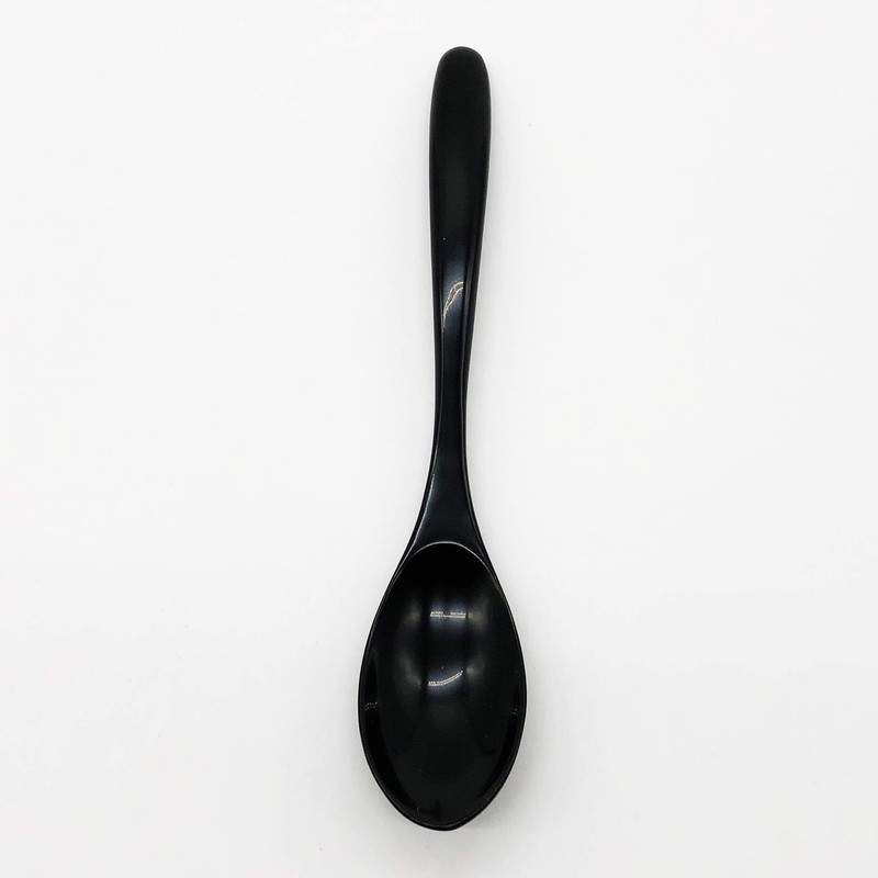 Wajima Lacquer Spoon (Large), Black WA9-8
