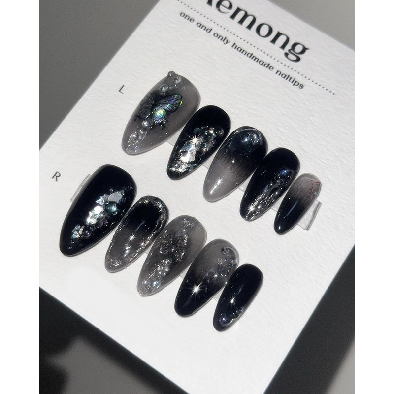 Aemong: Mother-of-pearl lacquerware jewelry box - Long Square / Aemong
