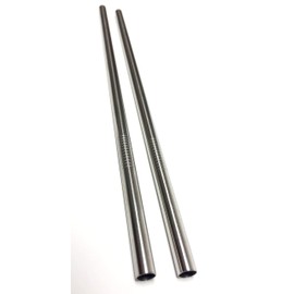 Venti Travel Mug Replacement Straws 2qty - Stainless Steel For Hot & Cold To-Go Drink Cups
