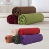 WhatsBedding Body Pillow Cover Cotton Fabric, Long Pillow Case Breathable