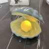 Mikily‘s Elegant Ocean-Inspired Shell Pearl LED Ceramic Night Light with