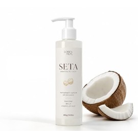 SETA Keratina de Coco 250 g, Tratamiento Capilar Sin Enjuague para Suavidad, Brillo, Control del Frizz y Fácil Desenredado. Loren Mos.