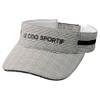 Cox Sportif LG4FCP50L Women's Visor, Checkered Pattern, Velour Tape, Cute,