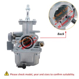 Carburetor Carb for Yamaha Champ 100 YFM100 (1987-1991), Raptor 50 YFM50 (2004-2008), Raptor 80 YFM80R (2002-2008) ATV Motorcycle Quad