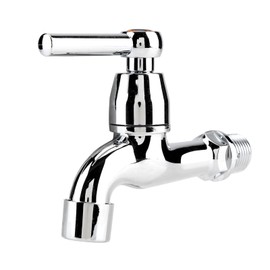 Universal Faucet for Hand Washing Bowls, Single Lever One-Hole Faucet, Plastic, Washing Machine Faucet Sink, Washbasin Water Tap, Single Spout & Handle, Water Saving Design, Single Faucet, Easy