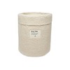 Jollein Aufbewahrungskorb Ø 18cm Ablage Boucle Naturel