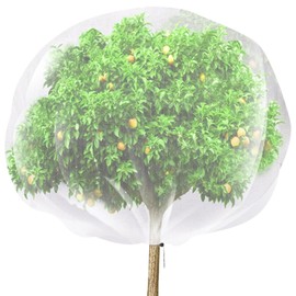 TYXHXTF Insektenschutznetz, Pflanzenschutznetz mit Kordelzug, 1 x 1.2M Gemüsenetz Feinmaschig Insektennetz Vogelschutznetz Gartennetz, für Pflanzen Gemüse Schutz